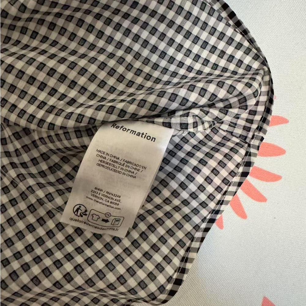 Reformation Calia Top Remy Check - Picture 6 of 6